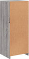 vidaXL - Dressoir - met - LED-verlichting - 41x37x100 - cm - grijs - sonoma - eiken