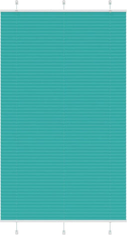 vidaXL - Plissé - rolgordijn - 120x200cm - stofbreedte - 119,4cm - petrol - groen