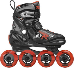Roces Moody TIF - Inline Skates - Verstelbaar 36-40 - Zwart/Rood