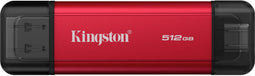 Kingston Dual Portable SSD - 512GB - USB 3.2 Gen 2 - Rood