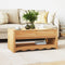 vidaXL - Koffietafel - 'DRAMMEN'99x55x45 - cm - Massief - Houten - Dennenhout