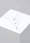 Elli - Halsketting Layer - Maan Ster Kristallen 925 Zilver