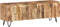 vidaXL - Tv-meubel - 110x30x40 - cm - massief - mangohout