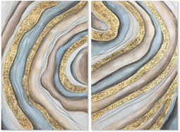 Schilderij Home ESPRIT Modern 80 x 3 x 120 cm (2 Stuks)