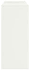 vidaXL - Set - van - 2 - witte - plantenstandaards - voor - buiten, - 24x24x55 - cm, - Staal