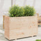 vidaXL - Plantenbak - 110x40x72,5 - cm - massief - grenenhout