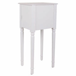 Nachtkastje Alexandra House Living Wit 26 x 72 x 33 cm