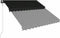 vidaXL - Luifel - automatisch - uittrekbaar - 300x250 - cm - antraciet