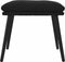 vidaXL - Voetenbank - 45x29,5x35 - cm - fluweel - zwart