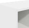 vidaXL - Schoenenrekken - 2 - st - stapelbaar - 89,5x30x40 - cm - wit