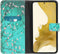 iMoshion Hoesje Geschikt voor Samsung Galaxy S22 Plus Hoesje Met Pasjeshouder - iMoshion Design Softcase Bookcase - Wit / Blossom