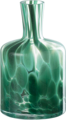 J-Line Vaas Vlekken Glas Groen