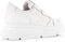 PS Poelman JANA Dames sneakers - Comfortabele hak 5 cm - Wit (42)