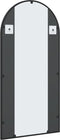 vidaXL - Wandspiegel - boog - 50x100 - cm - ijzer - zwart