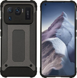 imoshion Hoesje - Geschikt voor Xiaomi Mi 11 Ultra - Rugged Xtreme Backcover - Zwart