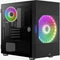 Aerocool Atomic v2 - Mini Tower Case - Mesh frontpaneel met ARGB ventilatoren - Zwart