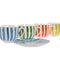 Set van 6 kopjes met schotel Home ESPRIT Geel Blauw Groen Koraal Porselein 240 ml