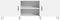 vidaXL - Tv-meubel - 150x30x50 - cm - bewerkt - hout - wit