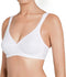 Triumph Elegant Cotton N - Beugelloze beha - Bloemmotief - Wit