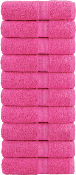 vidaXL - Gastendoekjes - SOLUND - 10 - st - 600 - g/m² - 30x50 - cm - roze
