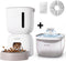 Revo-loo Flow & Chow - Drinkfontein Automatische Voerbak Set - Tot 10 maaltijden per dag - 3.20 l