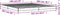 vidaXL - Bedframe - bewerkt - hout - metaal - bruin - eikenkleur - 160x200 - cm
