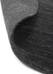 Vloerkleed MOMO Rugs Panorama Uni Rond Black Vloerkleed - 250 rond - Rond - Laagpolig,Rond Tapijt - Industrieel - Zwart