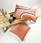 Dutch Decor RENLY - Sierkussen velvet - 40x60 cm - Muted Clay - roze - retro dessin - Inclusief binnenkussen