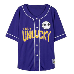 Sport T-shirt Korte Mouwen The Nightmare Before Christmas Baseball Uniseks Maat M