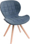 Feel Furniture - Eetkamerstoel - Brent - Blauw