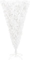 vidaXL - Kunstkerstboom - met - standaard - omgekeerd - 210 - cm - wit
