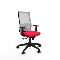 Piqueras y Crespo 1D066N0 - Bureaustoel - Verstelbare hoogte met armleuning - Rood