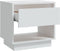 vidaXL - Nachtkastjes - 2 - st - 45x34x44 - cm - bewerkt - hout - wit