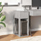 vidaXL - Computertorenstandaard - met - lade - 30x44x74 - cm - grijs - sonoma - eiken