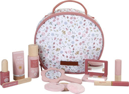 Little Dutch - Make-Up Tas - 10 houten speelgoedproducten - Roze