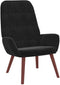 vidaXL Relaxfauteuil - Fluweel - Zwart - 70 x 77 x 94 cm (B x D x H)