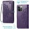 iMoshion Hoesje Geschikt voor iPhone 13 Pro Hoesje Met Pasjeshouder - iMoshion Mandala Bookcase - Paars