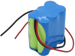 Noodverlichting batterij NiMH 7.2V 1800mAh F2x3 Mignon AA met 200 mm kabel aan één zijde