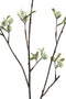 PTMD Berry Plant Appel Kunsttak - 49 x 23 x 71 cm - Groen