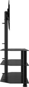 vidaXL - Tv-standaard - hoek - 3-laags - voor - 32-70 - inch - zwart