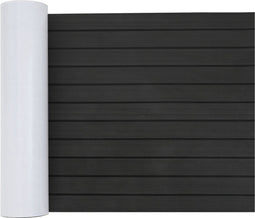 vidaXL - Ligbed - Zelfklevend - Donkergrijs - & - Zwart - 240x60 - cm - EVA - Schuim