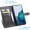 iMoshion Hoesje Geschikt voor Samsung Galaxy S22 Hoesje Met Pasjeshouder - iMoshion Mandala Bookcase - Zwart