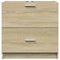 vidaXL - Wastafelkast - 59x37x59 - cm - bewerkt - hout - sonoma - eikenkleurig