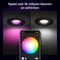 Philips Hue Xamento - Badkamerinbouwspot - Wit en gekleurd licht - Zwart (3-pack)