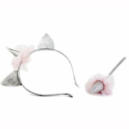 Prinsessen Accessoires Inca Roze Eenhoorn 2 Onderdelen