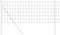 vidaXL - Euro - omheining - Grijs - 0,6x25 - m - Staald