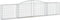 vidaXL - Schanskorven - 2 - st - gewelfd - 400x30x80/100 - cmg - ijzer