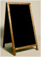 Krijtstoepbord TEAK bxh 68x120cm