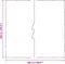 vidaXL - Doorzichtig - zeildoek - met - zeilringen - 5x5 - m - PVC