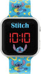Disney Stitch Led Horloge Blauw